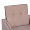 Flash Furniture Taupe Faux Linen Upholstered Tufted Chair IS-22271C-TAUPE-GG - alternate 3